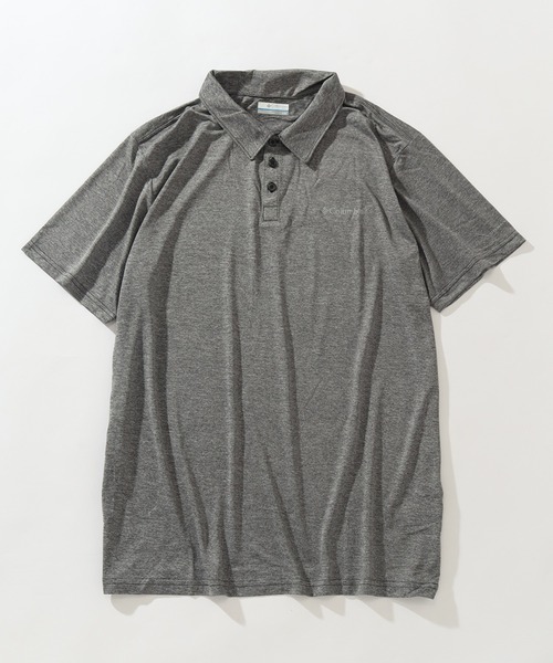 「Columbia」 半袖ポロシャツ X-SMALL ネイビー メンズ_画像3