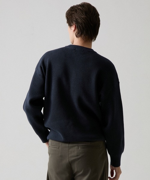 CLEL（クレイル） セーター ニット 「CLEL」Basic/Spray Rib Knit Crew