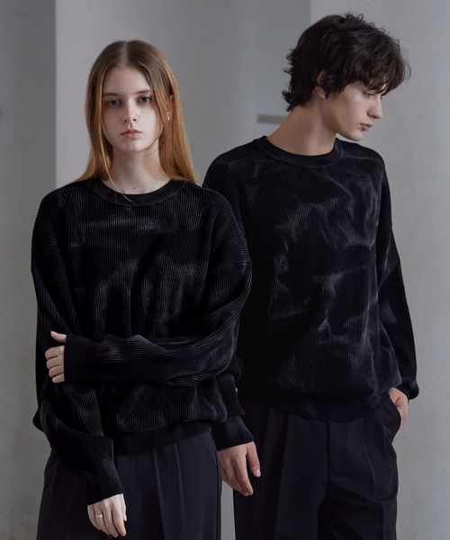 CLEL（クレイル） セーター ニット 「CLEL」Basic/Spray Rib Knit Crew