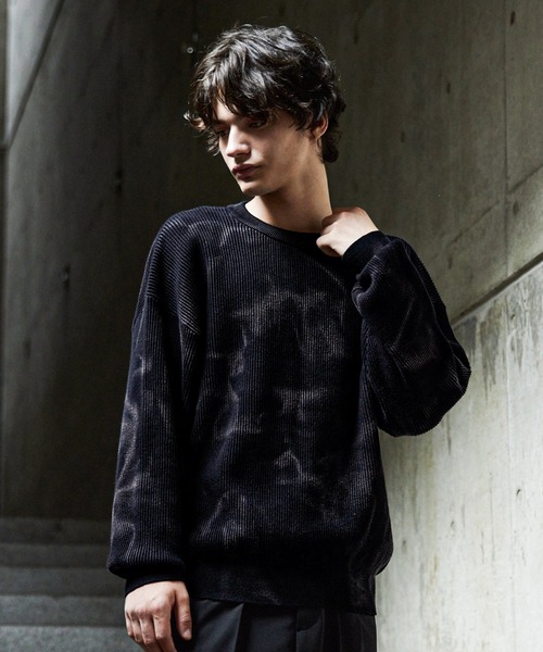 CLEL（クレイル） セーター ニット 「CLEL」Basic/Spray Rib Knit Crew
