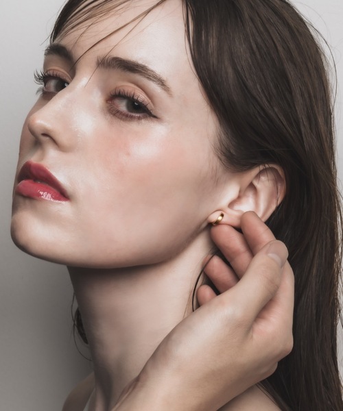muku アレルギー対応 ピアス PIERCE/MAT HOOP メンズ レディース