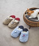 スリッパ チャーム付きルームシューズ「うちの猫博」の詳細画像1
