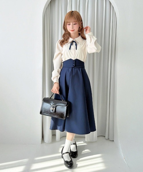 F i.n.t（フィント） スカート 「3サイズ展開」コルセットベルト2way
