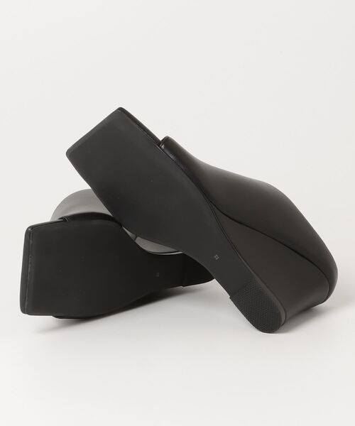 「MARW UNITED ARROWS」 ヒールサンダル 24.5cm ブラック レディースの画像
