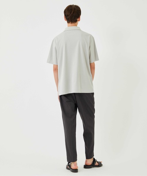 「UNITED TOKYO」 半袖ポロシャツ 1 ブラック メンズ_画像4