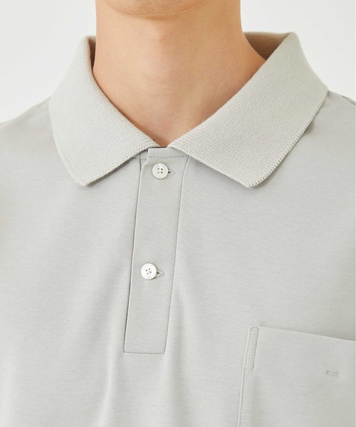 「UNITED TOKYO」 半袖ポロシャツ 1 ブラック メンズ_画像8