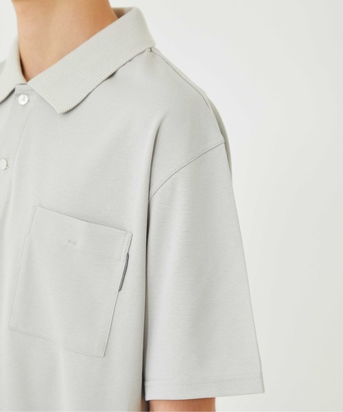 「UNITED TOKYO」 半袖ポロシャツ 1 ブラック メンズ_画像9