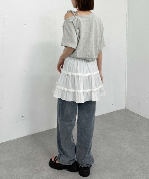 [archives] тренировочный cut and sewn MEDIUM темно-синий женский 