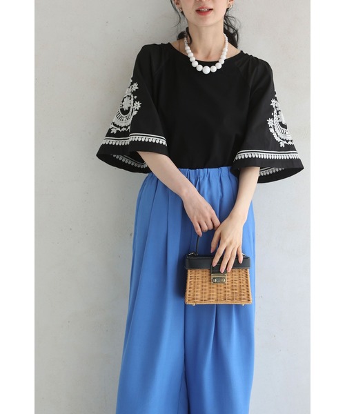 「CAWAII」 半袖カットソー FREE ブラック レディース_画像8