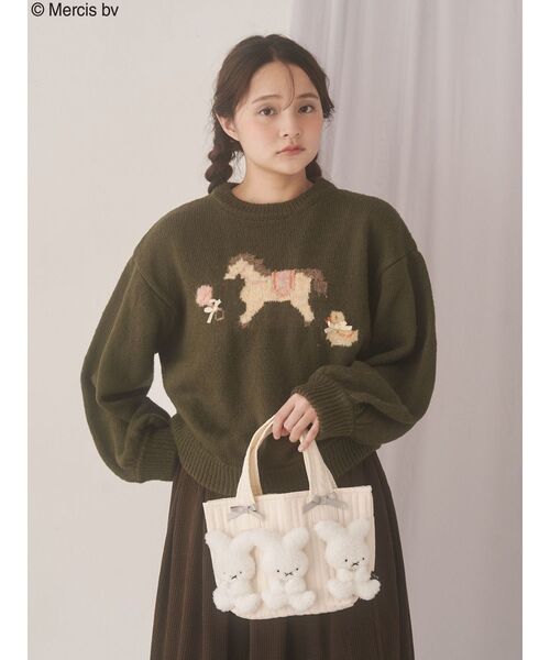 merry jenny（メリージェニー） トートバッグ もこもこナインチェ