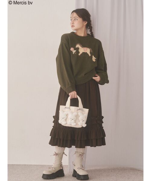 merry jenny（メリージェニー） トートバッグ もこもこナインチェ