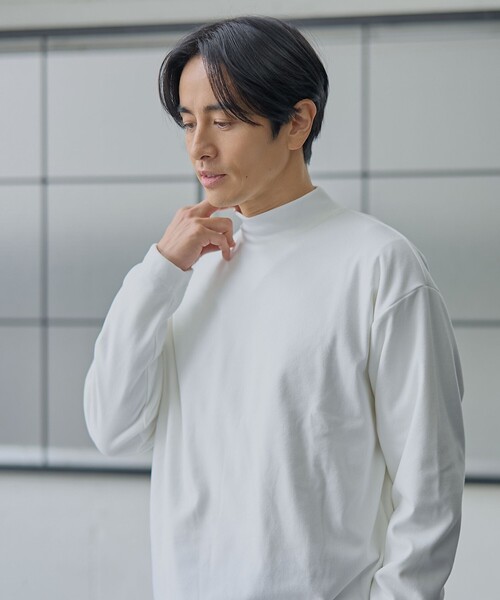 coen（コーエン） tシャツ ソフトタッチモチモチロングスリーブT
