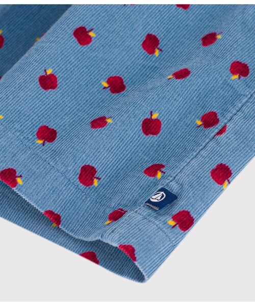 プチバトー　アップル柄ワンピース　116cm PETIT BATEAU（プチバトー） ワンピース ワンピース キッズ 子供服