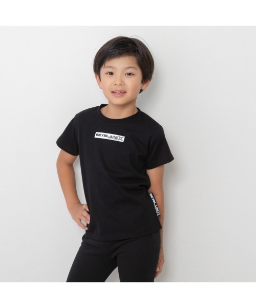 tシャツ BAYBLADE X ベイブレードエックス 半袖Tシャツ ロゴワッペン