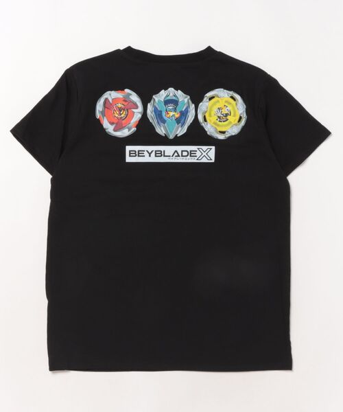 tシャツ BAYBLADE X ベイブレードエックス 半袖Tシャツ ロゴワッペン