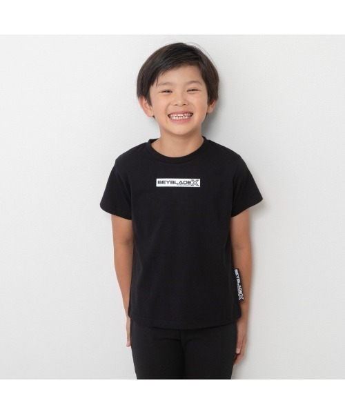 tシャツ BAYBLADE X ベイブレードエックス 半袖Tシャツ ロゴワッペン