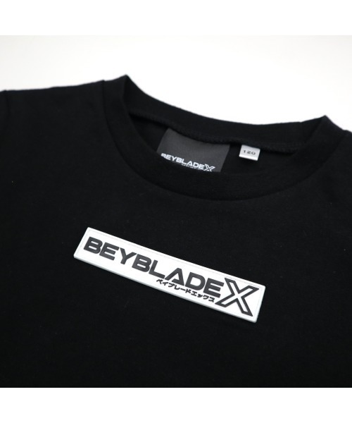 tシャツ BAYBLADE X ベイブレードエックス 半袖Tシャツ ロゴワッペン