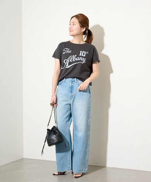 「RIDING HIGH」 半袖カットソー FREE ホワイト レディース_画像9