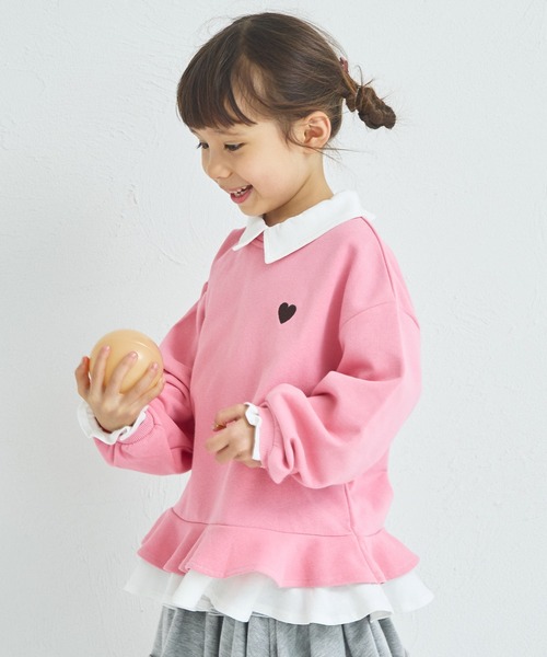 pairmanon（ペアマノン） トレーナー 「サラッとスウェット」ハート