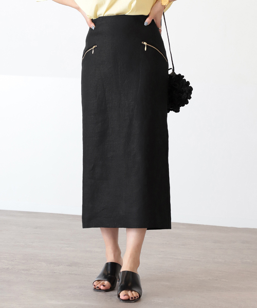 「VERMEIL par iena」 タイトスカート 38 ナチュラル レディース_画像2