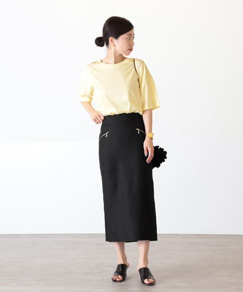 「VERMEIL par iena」 タイトスカート 38 ナチュラル レディース_画像4