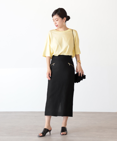 「VERMEIL par iena」 タイトスカート 38 ナチュラル レディース_画像9