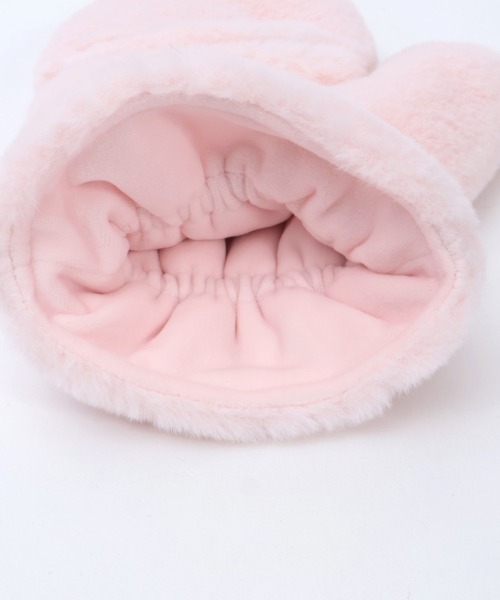 axes femme POETIQUE 手袋 リボン×パールファーミトン レディース