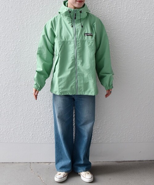 「ALTUS Mountain Gear」 ナイロンブルゾン ONE SIZE ホワイト レディース_画像6