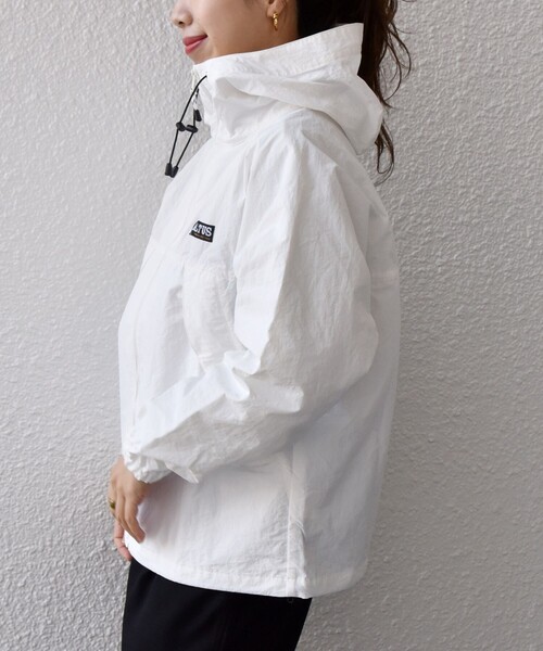 「ALTUS Mountain Gear」 ナイロンブルゾン ONE SIZE ホワイト レディース_画像8