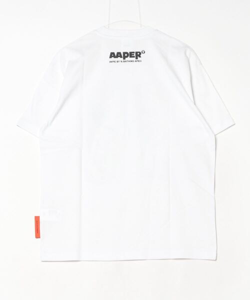 「AAPE BY A BATHING APE」 半袖Tシャツ X-LARGE ライトベージュ メンズ_画像3