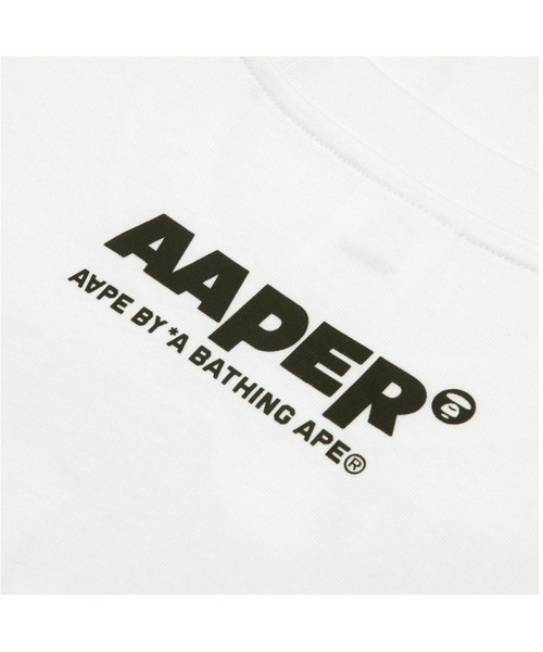 「AAPE BY A BATHING APE」 半袖Tシャツ X-LARGE ライトベージュ メンズ_画像6