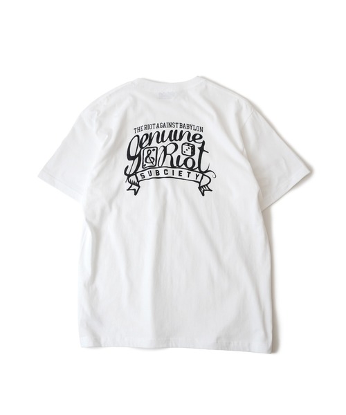「Subciety」 半袖Tシャツ - ホワイト メンズ_画像3