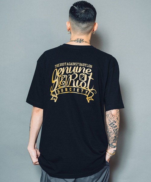 「Subciety」 半袖Tシャツ - ホワイト メンズ_画像9