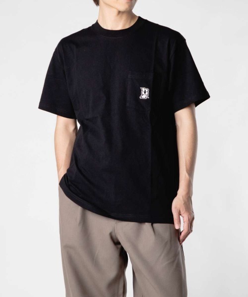HUF（ハフ） tシャツ HUF MEGABLAST S/S POCKET TEE 胸ポケット メガ