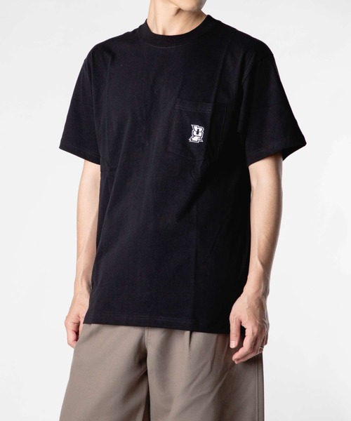 HUF（ハフ） tシャツ HUF MEGABLAST S/S POCKET TEE 胸ポケット メガ