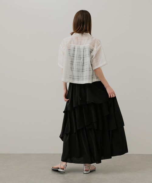 「SENSE OF PLACE by URBAN RESEARCH」 半袖シャツ ONE オフホワイト レディース_画像5