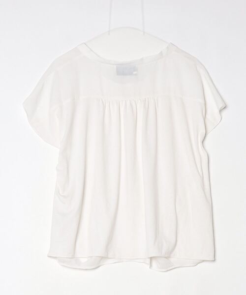 「ROPE'」 半袖ブラウス MEDIUM ホワイト レディース_画像2
