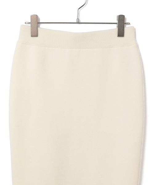 「ADAM ET ROPE'」 ニットスカート FREE ホワイト レディース_画像9