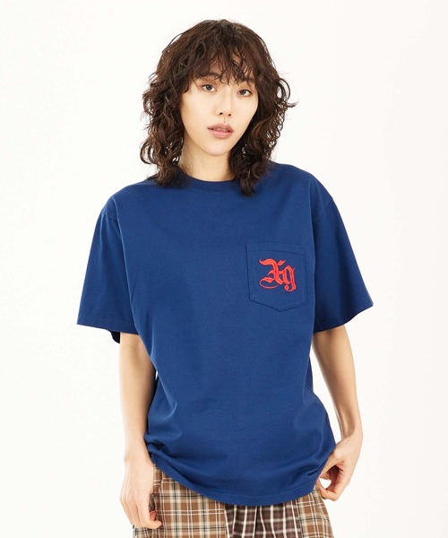 「X-girl」 半袖Tシャツ L ブラック レディース_画像7