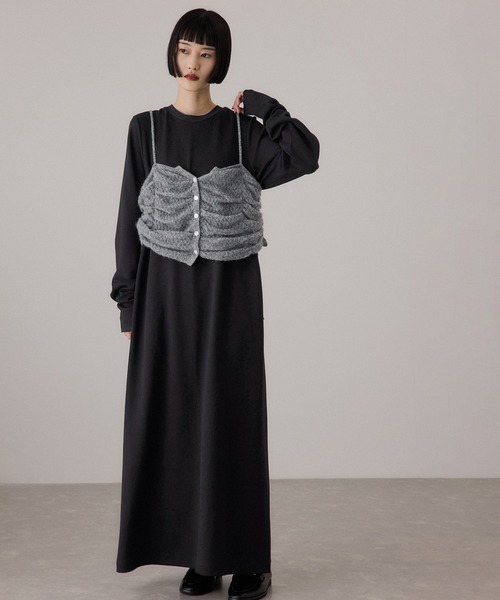 ADAM ET ROPE'（アダムエロペ） ワンピース 「WEB限定」ニット