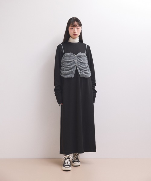 ADAM ET ROPE'（アダムエロペ） ワンピース 「WEB限定」ニット