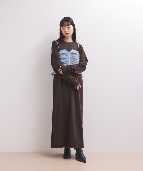 ADAM ET ROPE'（アダムエロペ） ワンピース 「WEB限定」ニット