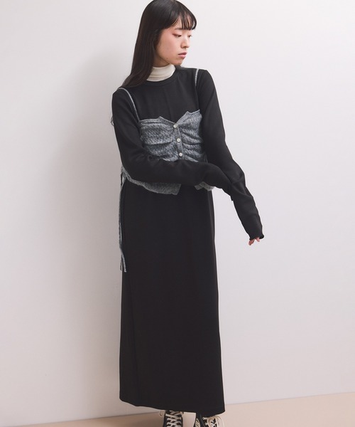 ADAM ET ROPE'（アダムエロペ） ワンピース 「WEB限定」ニット