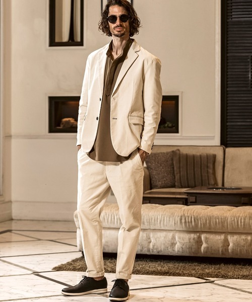 「AKM Contemporary」 スラックス M ホワイト メンズ_画像7