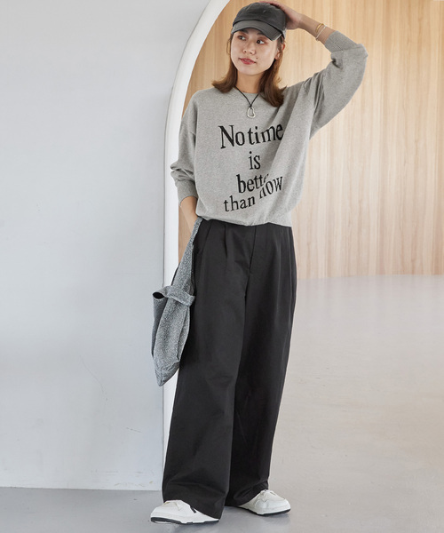 「JOURNAL STANDARD relume」 チノパンツ 36 ブラック レディース_画像3