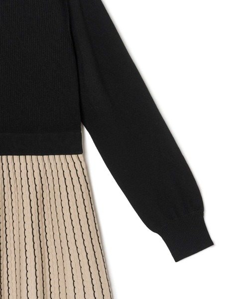 ANAYI（アナイ） ニットワンピース 38 ネイビー レディース : ZOZOTOWN