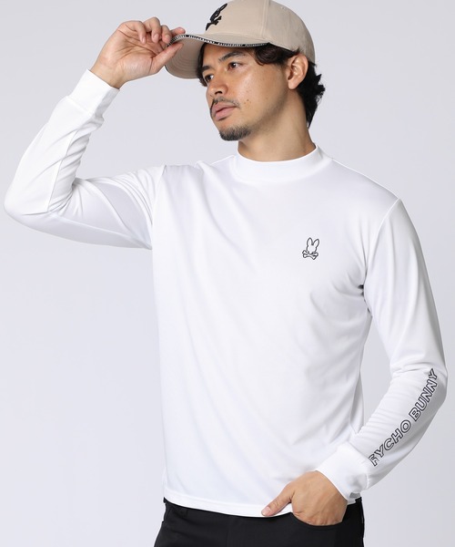 Psycho Bunny（サイコバニー） tシャツ 「GOLF」アームロゴ シルエット