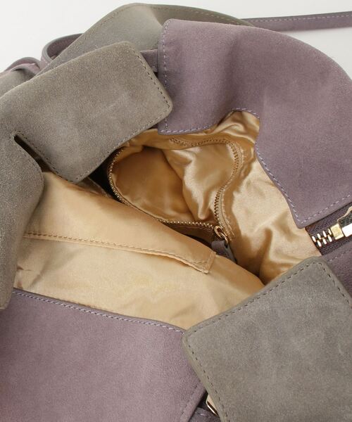 「HASHIBAMI」 2WAYバッグ - パープル レディース_画像4