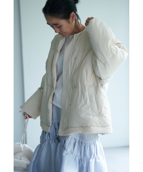 「emmi」 ダウンコート「AYA KANEKOコラボ」 0 ブラック レディース_画像2