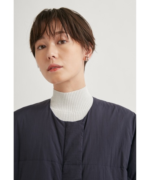 「emmi」 ダウンコート「AYA KANEKOコラボ」 0 ブラック レディース_画像7